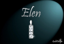Elen - přívěsek rhodium